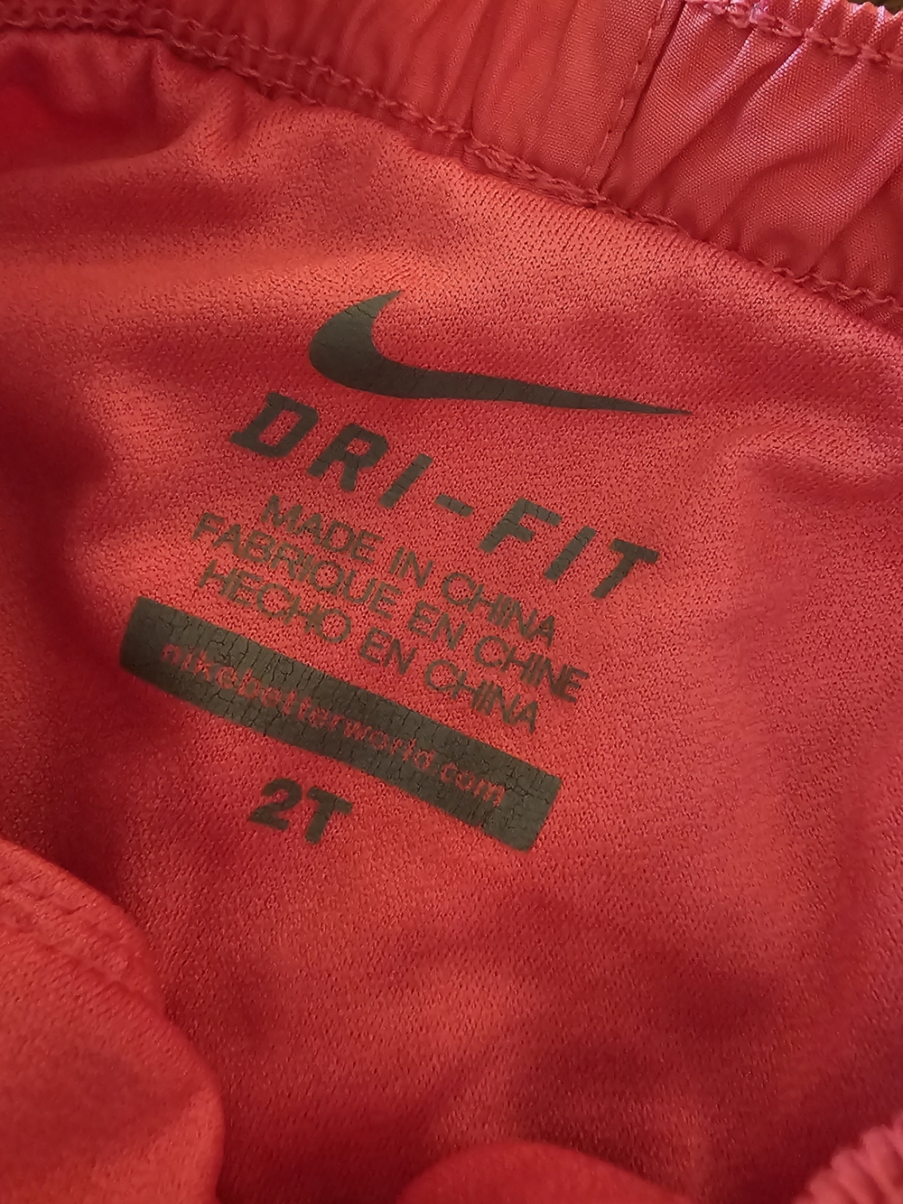 Nike Girls Dri-FIT Tempo Active Run Athletic Shorts Pink Orange 2T Lot of 2 - Picture 5 of 7